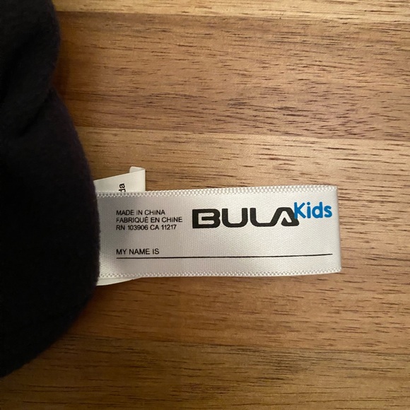 Bula Kids Black Knit Pom-Pom Hat Size:10 - Picture 3 of 3